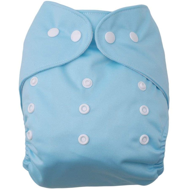 Electomania Reusable Baby Cloth Diapers with Buckle Adjustable Washable Reusable for Baby Girls and Boys (Blue)