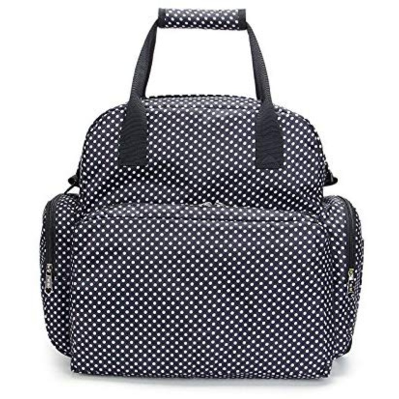 Electomania Waterproof Diaper Bag Travel Bag Multifunctional Mother Bag Baby Bag (Black)