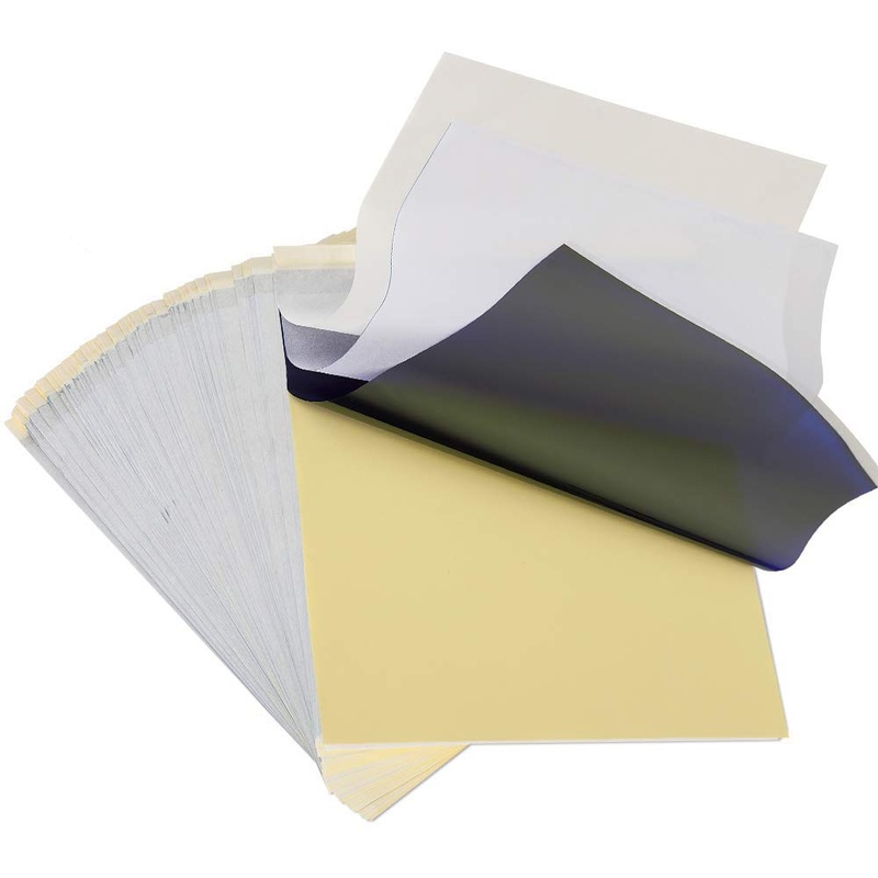 Electomania 10Pcs Tattoo Thermal Carbon Stencil Transfer Paper Tracing Kit
