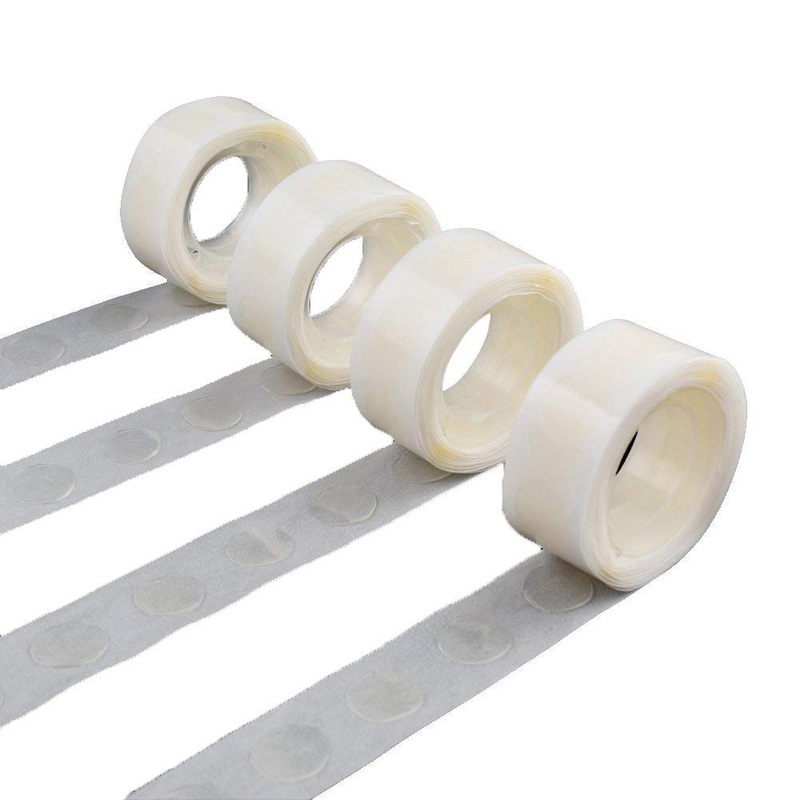 Electomania 400 Pieces Balloon Glue Point Double Side Glue Stickers Adhesive Tape Craft for Wedding Party Balloon Decor Art