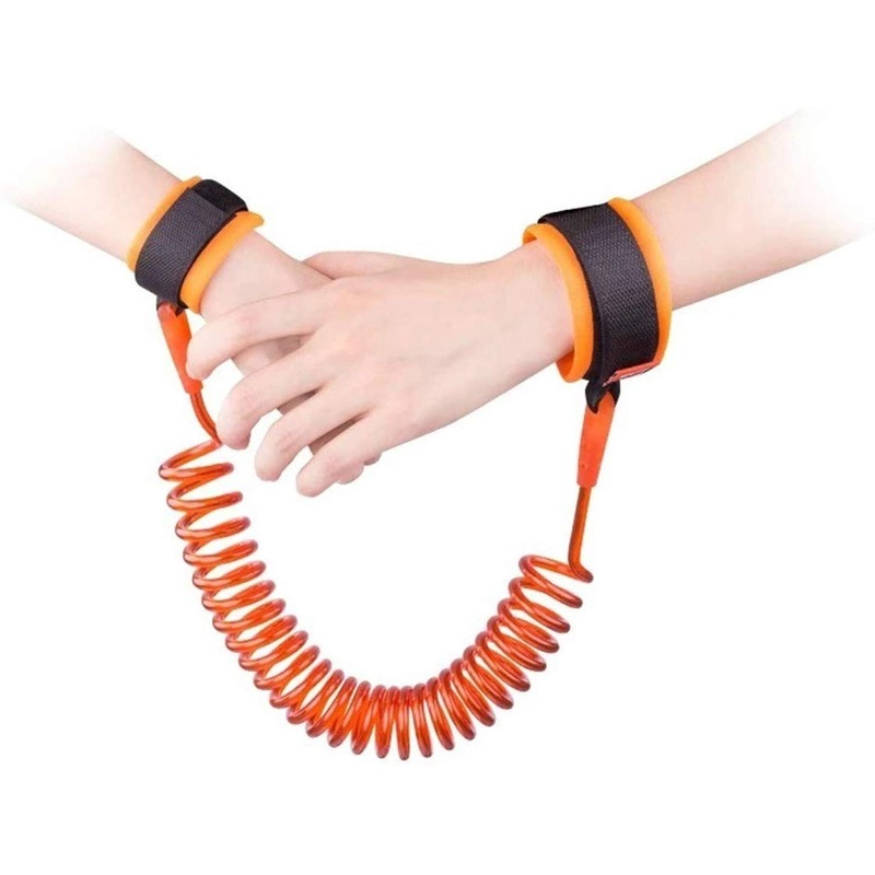 Electomania Anti Lost Wrist Link, Toddler Wrist Leash, Child Safety Wrist Leash, Anti Lost Rope Walking Harness for Kids (1.5 Meters,Random Color)