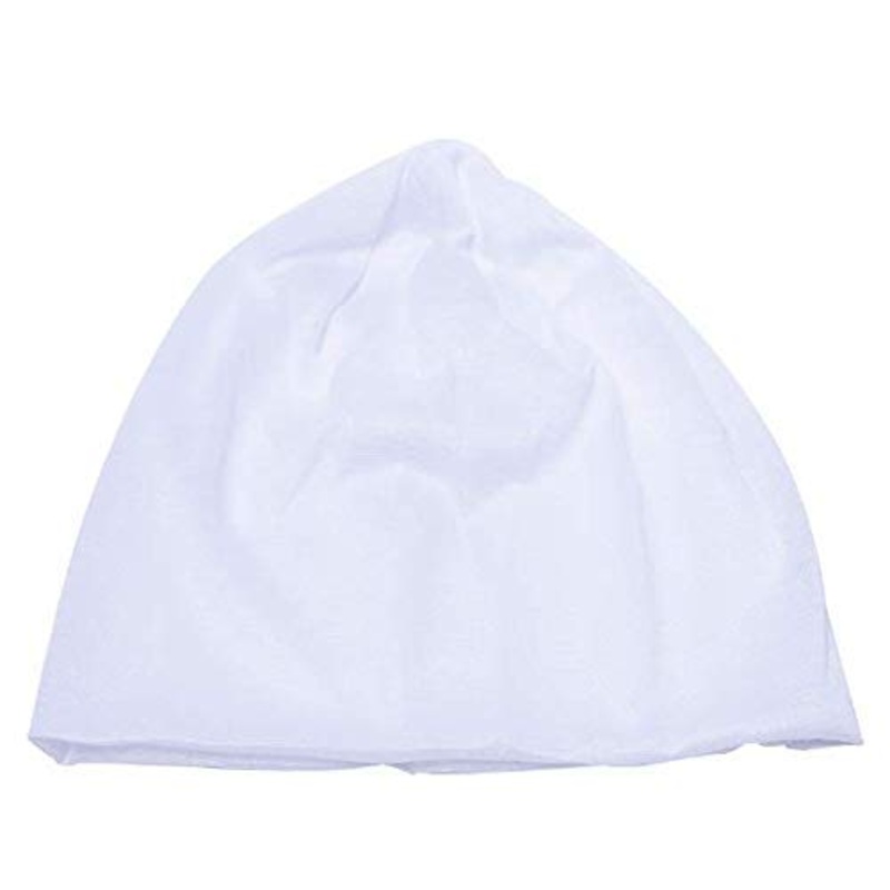 Electomania Beanie and Skull Cap for Summer, Winter, Autumn & Spring Season, Can be Used as a Helmet Cap Too (White)