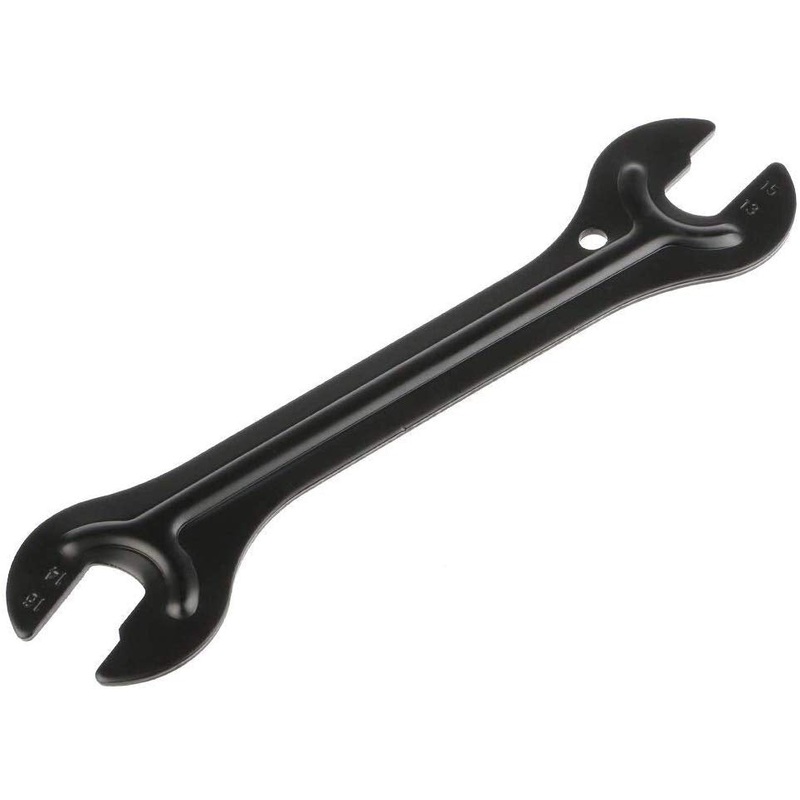 Electomania  Bicycle Head Open End Axle Hub Cone Wrench Bike Repair Spanner Tool (Black)