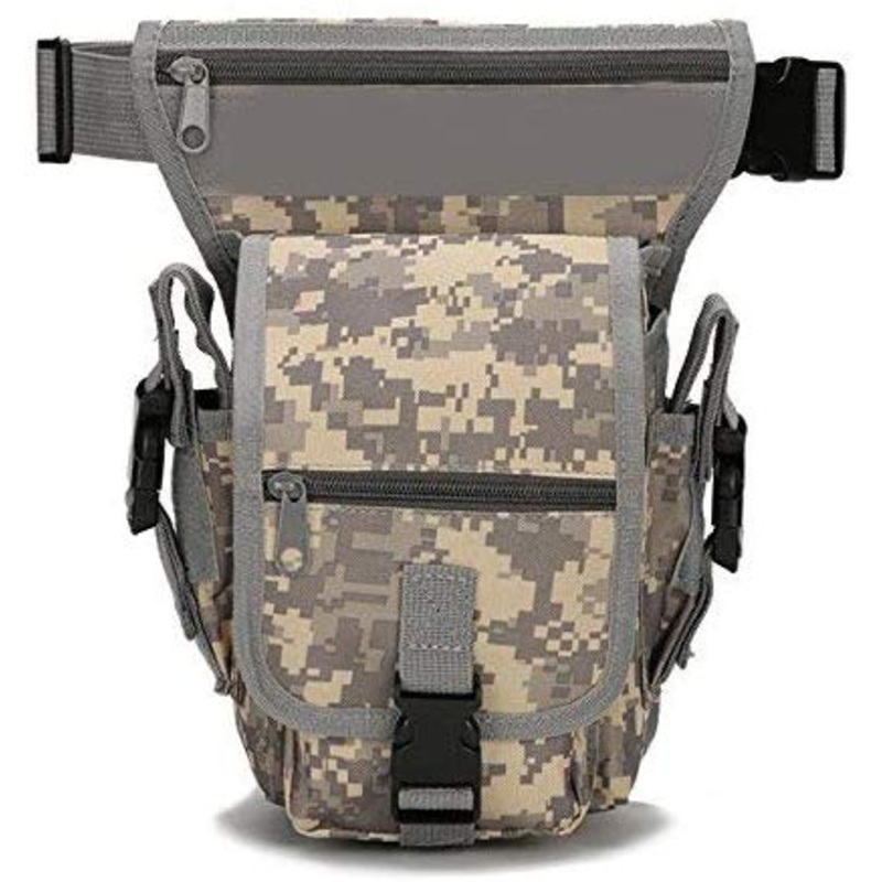 Electomania Multi function Outdoor Sports Leg Bag Utility Thigh Fanny Pack Hiking Hunting bag (Camouflage color)
