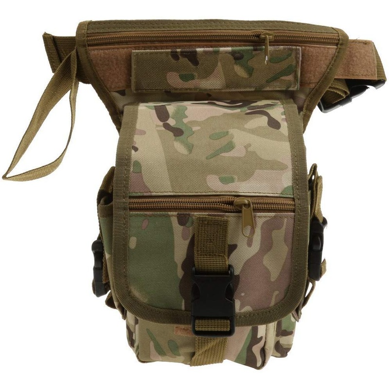 Electomania  Multi Function Outdoor Sports Leg Bag Utility Thigh Fanny Pack Hiking Hunting Bag (Color Camouflage)