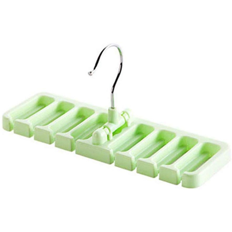 Electomania Space Saving Belt Hanger Scarf Hanger Tie Hanger Rotating Hook Multipurpose Storage Rack (Random Colour)