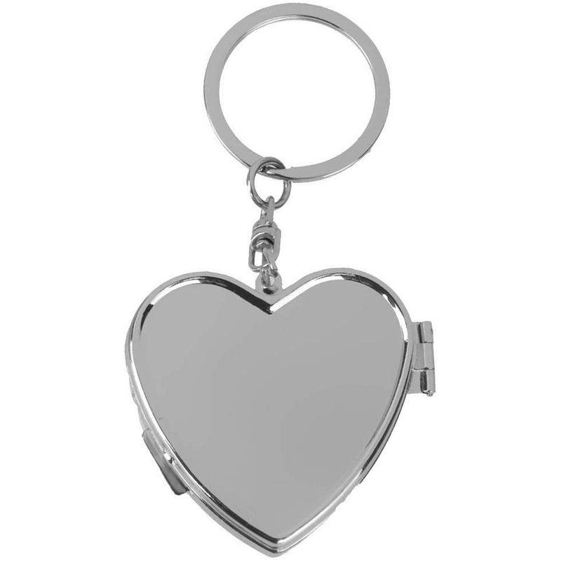 Electomania  Travel Heart Metal Pill Box Medicine Organizer Container Jewellery Storage