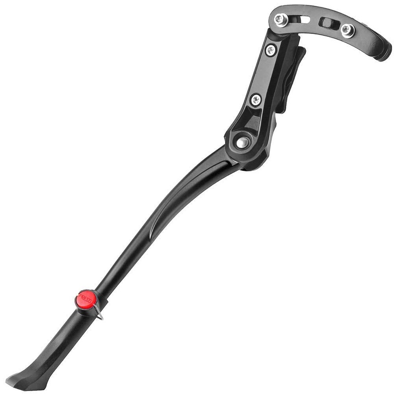 Electomania Universal 24′-29” Adjustable Aluminum MTB Road Bicycle Kickstand (Black)