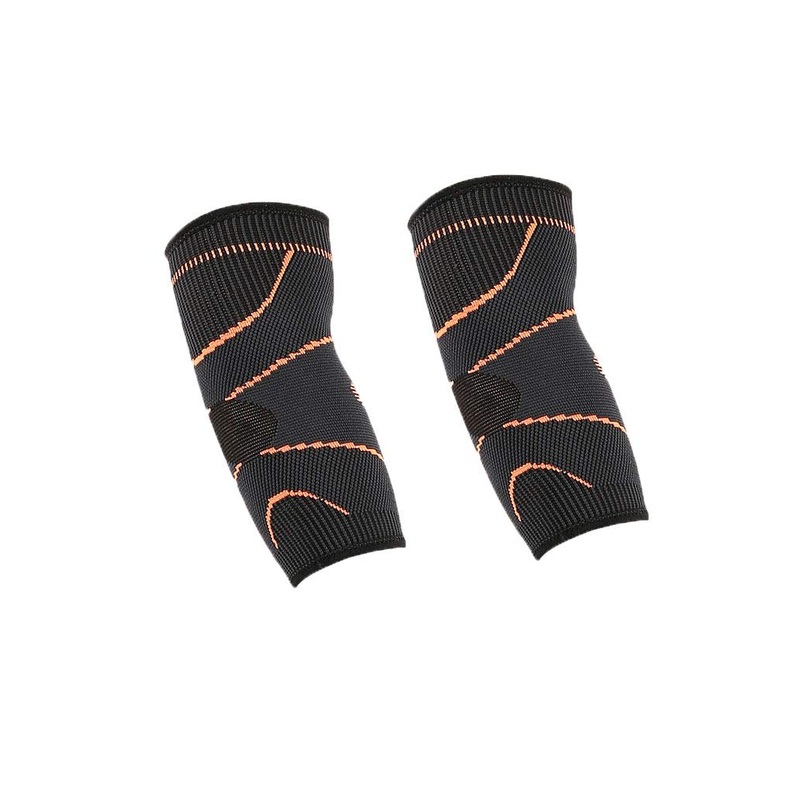 Electomania 1 Pair Support Sleeve for Tennis Elbow Golf Elbow Reduces Joint Pressure and Pain During Exercise (S)