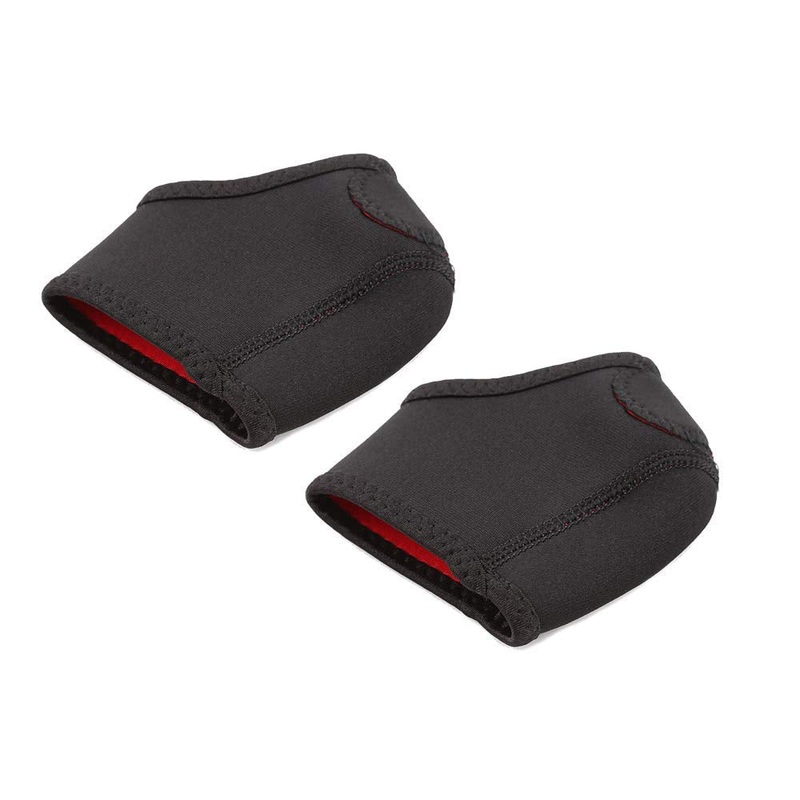 Electomania 1 Pair Thicken Cushion Plantar Fasciitis Foot Support Heel Pain Relief Dancing Foot Protector Black