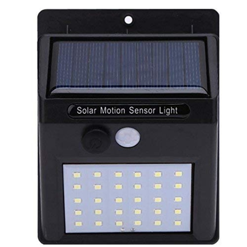 Electomania 20 LEDs Bright Waterproof Solar Wireless Security Motion Sensor Night Light or Outdoor/Garden Wall Solar Sensor Light for Garden Waterproof Solar Lights for Outdoor Wall Solar Lights for Home