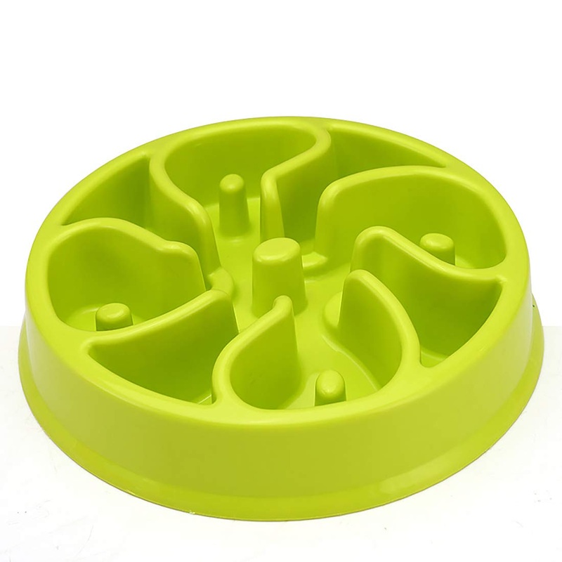 Electomania Durable Dog Feeder Slow Eating Pet Bowl Preventing Choking Healthy Design Bowl for Small Cat Dog Pet (Random Colour
