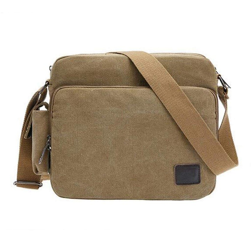 Electomania  Men’s Retro Military Canvas Messenger Bag Hiking/Camping Bag