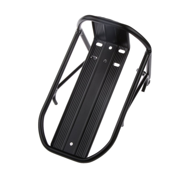 Electomania Mini Alloy Front Pannier Rack Bike Carrier Shelf Rack Bicycle Brake Fit Bike Bicycle Front Rack Luggage Shelf Carrier Panniers Bracket Accessories