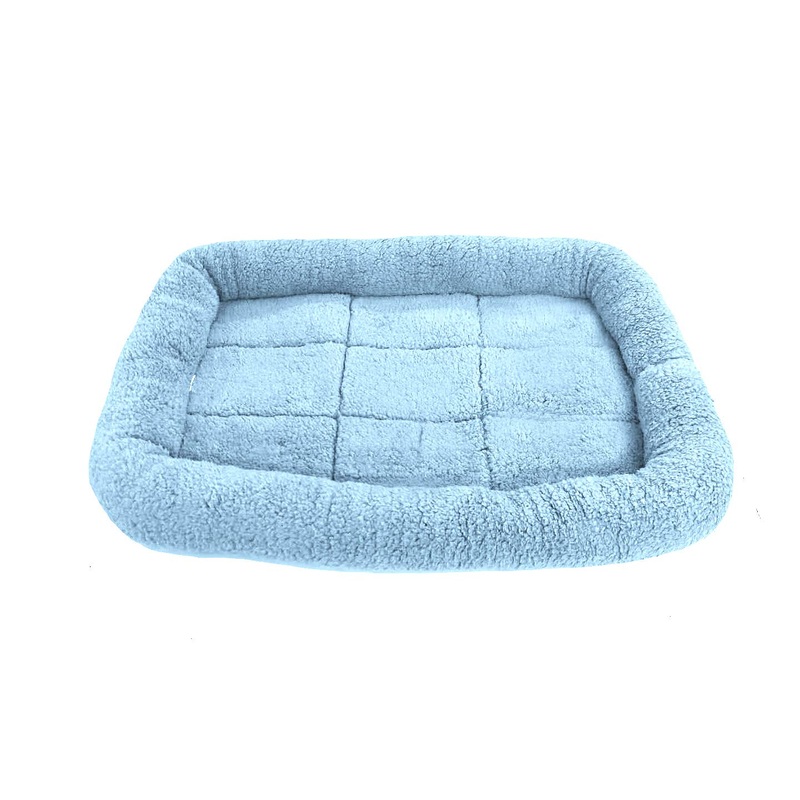 Electomania Padded Pet Bolster Bed – M (Blue)