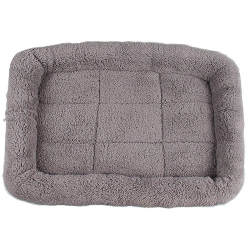 Electomania Washable Pet Cat Dog Cushion Sleeper Mat Warm House Pad – Grey, M