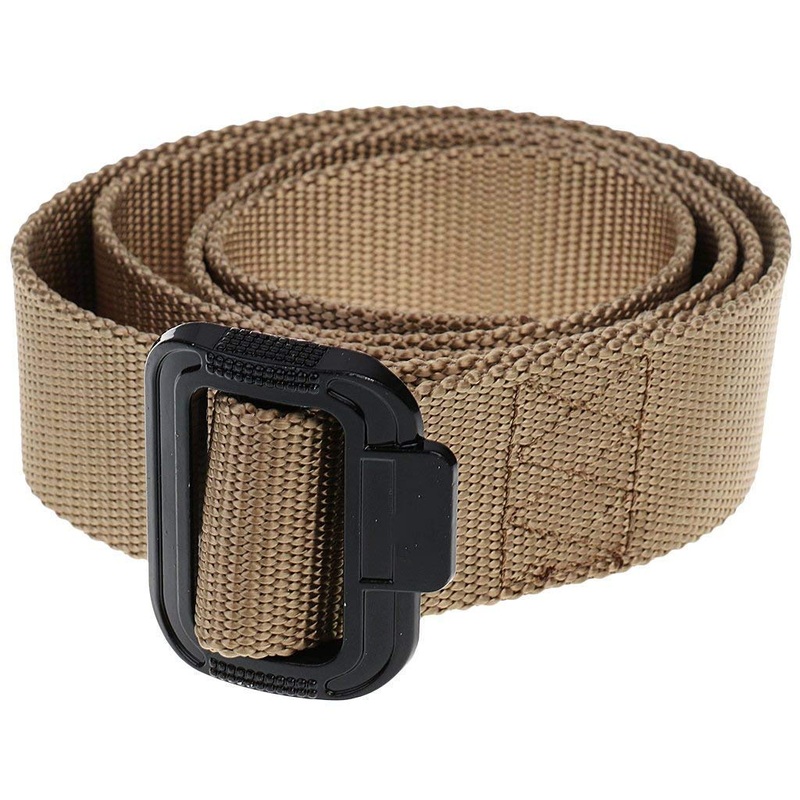 ELECTOMANIA  Women’s Nylon Adjustable Military Tactical Rappelling Belt Waistband (Khaki, Medium)