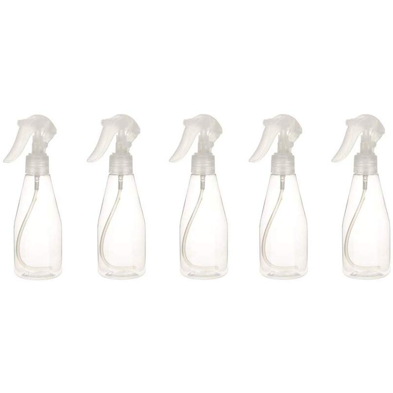 Electomania 5Pcs 200ml Plastic Hairdressing Spray Mist Bottle Plant Flower Water Sprayer (Transparent)