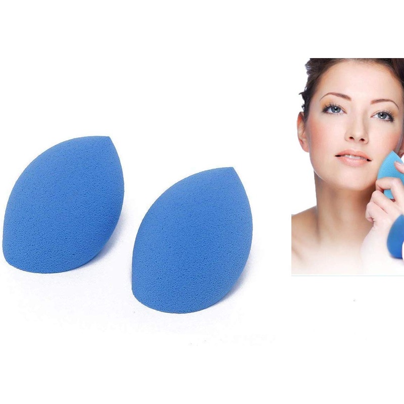 Electomania Complexion SpongePuff Foundation Blender Powder – Blue 2 Pieces