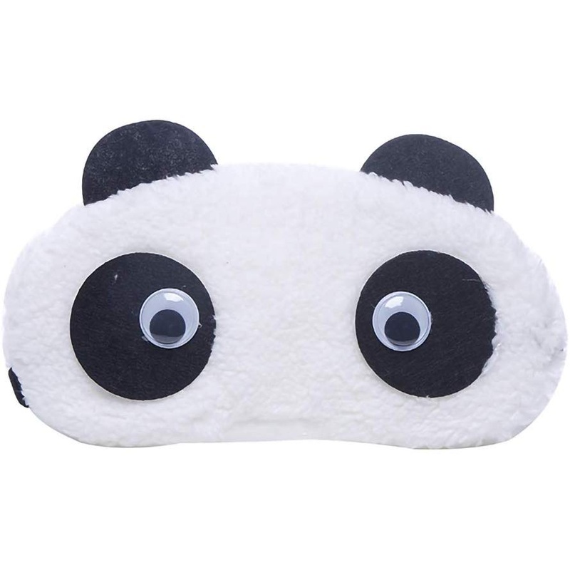 Electomania  Cute cartoon panda sleep mask white -(Random style)
