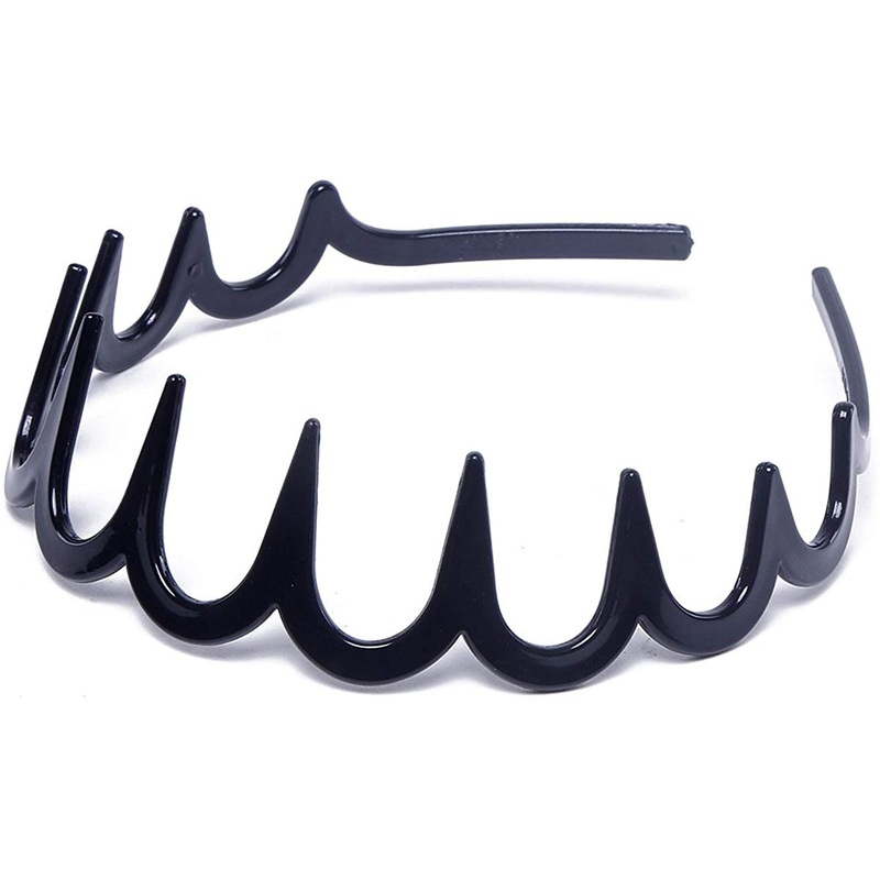 Electomania  Plastic Hair Band for Women (Black)