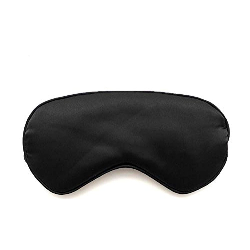 Electomania  Sleeping Mulberry Silk Soft Eye Mask/Sleep Mask For Sleeping For Unisex (Black)