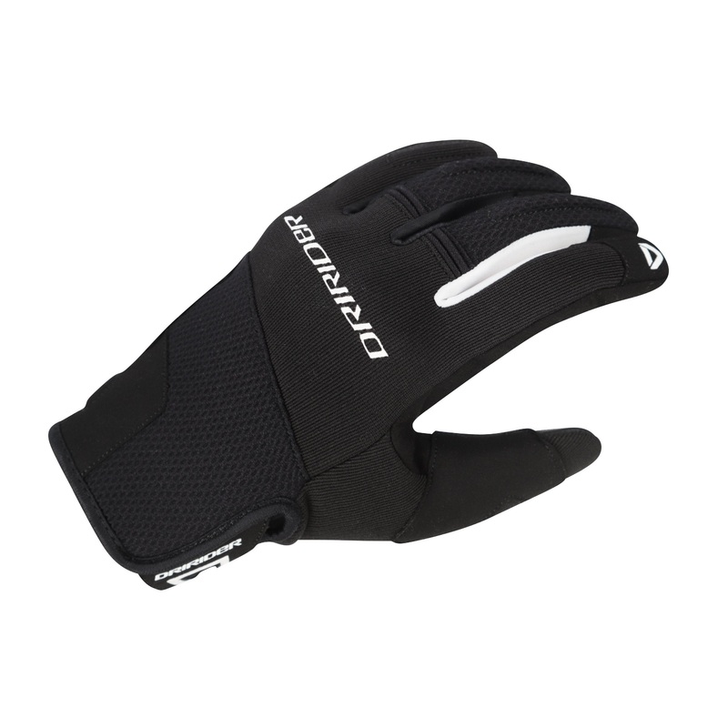 DRIRIDER FLEX LADIES GLOVES – BLACK/WHITE