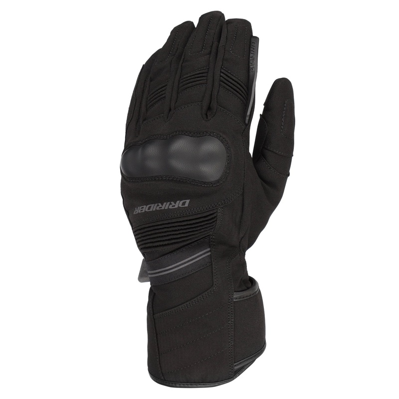 DRIRIDER STORM ARMOURED GLOVES – BLACK