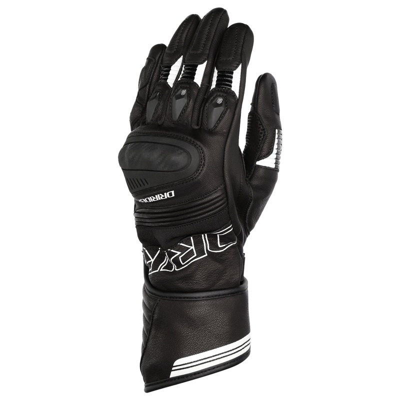 DRIRIDER TORQUE LONG CUFF GLOVES – BLACK/WHITE