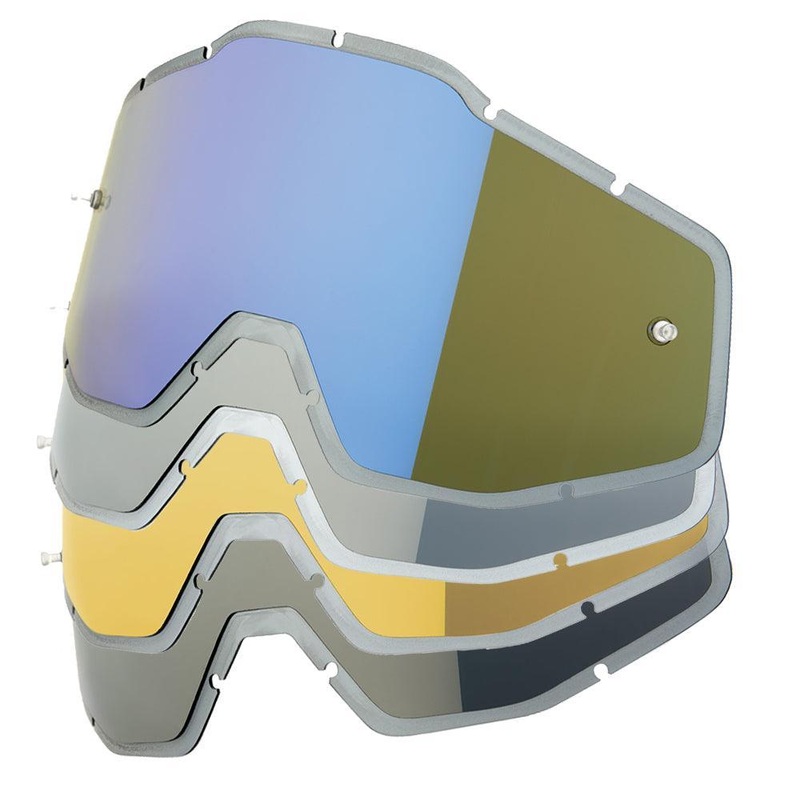 100% ACCURI/RACECRAFT/STRATA REPLACEMENT LENS INJECTED MIRROR – ALL COLOURS