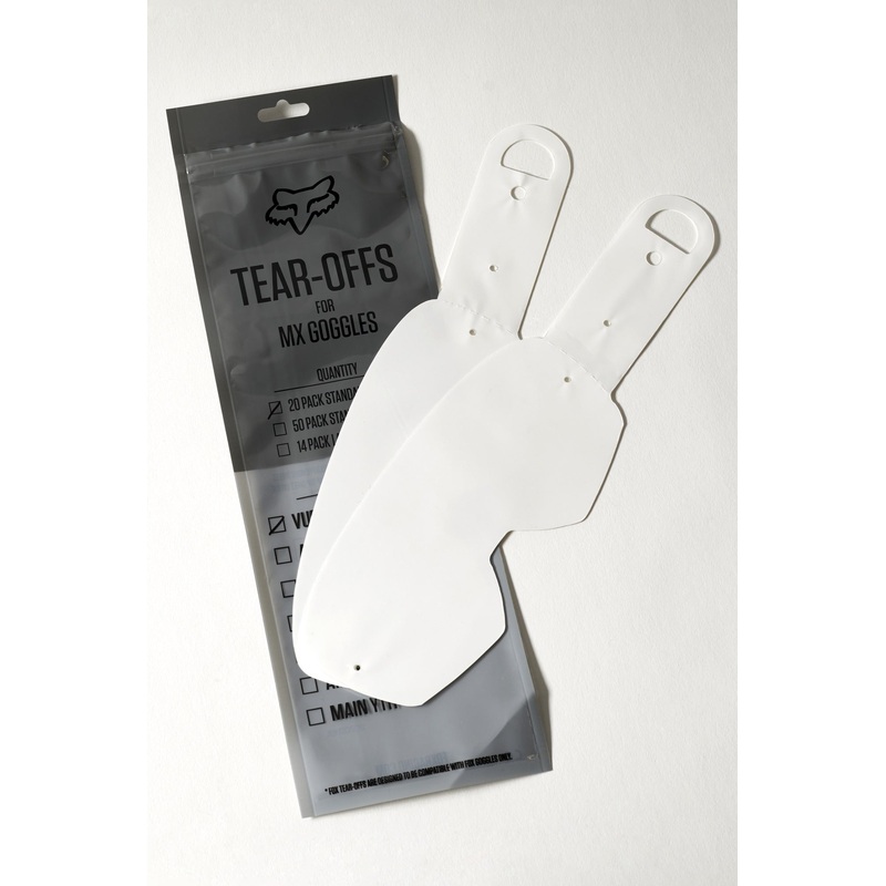 FOX AIRSPACE/MAIN LAMINATED TEAROFFS – CLEAR