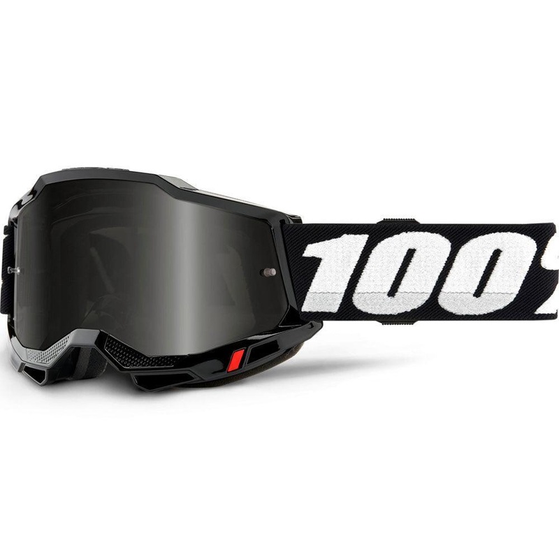 100% 2021 ACCURI 2 SAND GOGGLE – BLACK (SMOKE)