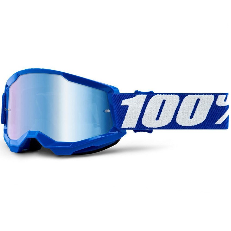 100% 2021 STRATA 2 YOUTH GOGGLE – BLUE (BLUE MIRROR)