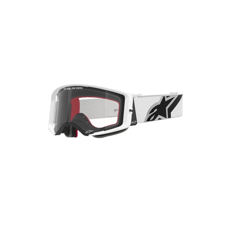 ALPINESTARS SUPERTECH CORP GOGGLES – WHITE CLEAR