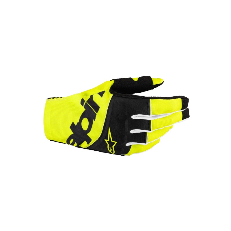 ALPINESTARS TECHSTAR GLOVES – BLACK YELLOW FLUO