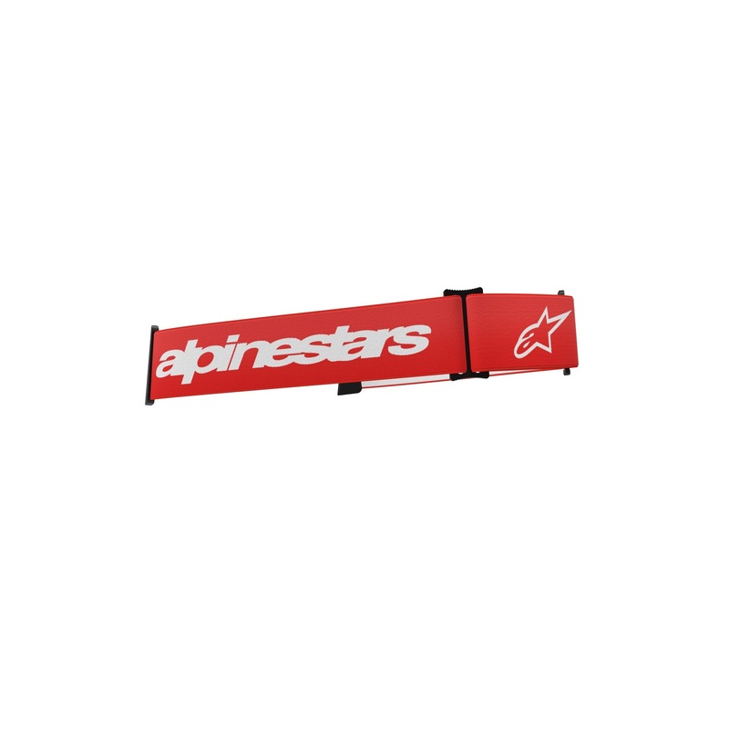 ALPINESTARS SUPERTECH GOGGLE STRAP – RED WHITE