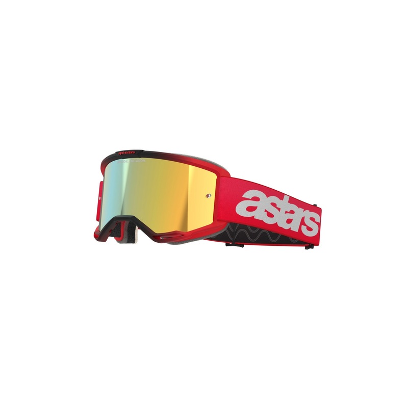 ALPINESTARS VISION 5 BLAZE GOGGLES – RED MIRROR GOLD