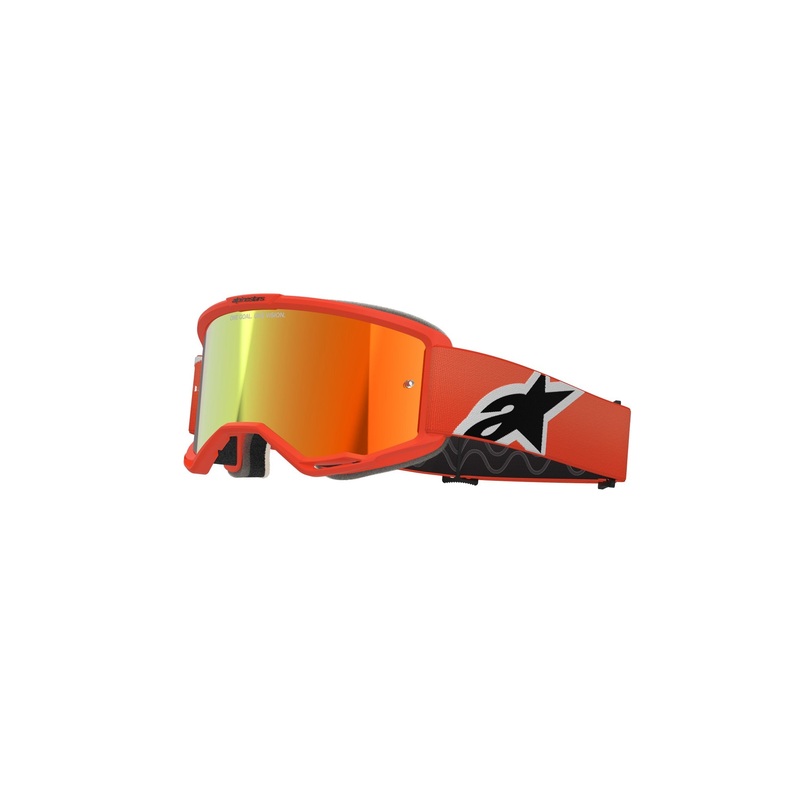ALPINESTARS VISION 5 CORP GOGGLES – ORANGE MIRROR RED