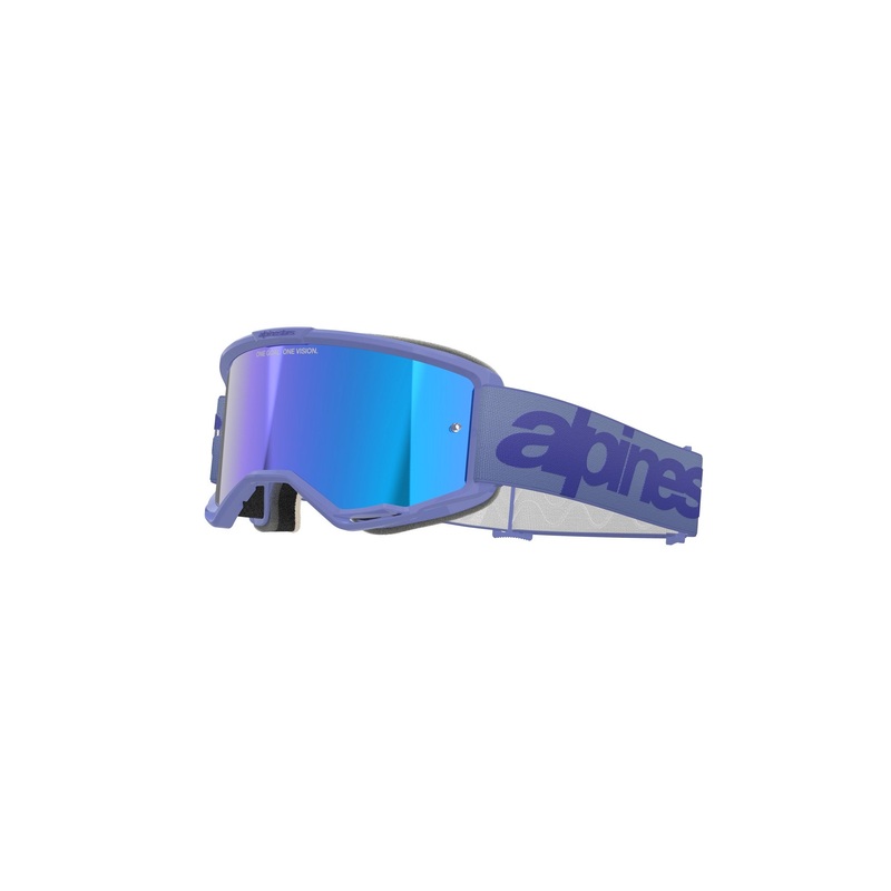 ALPINESTARS VISION 5 WOODMARK GOGGLES – PURPLE MIRROR BLUE