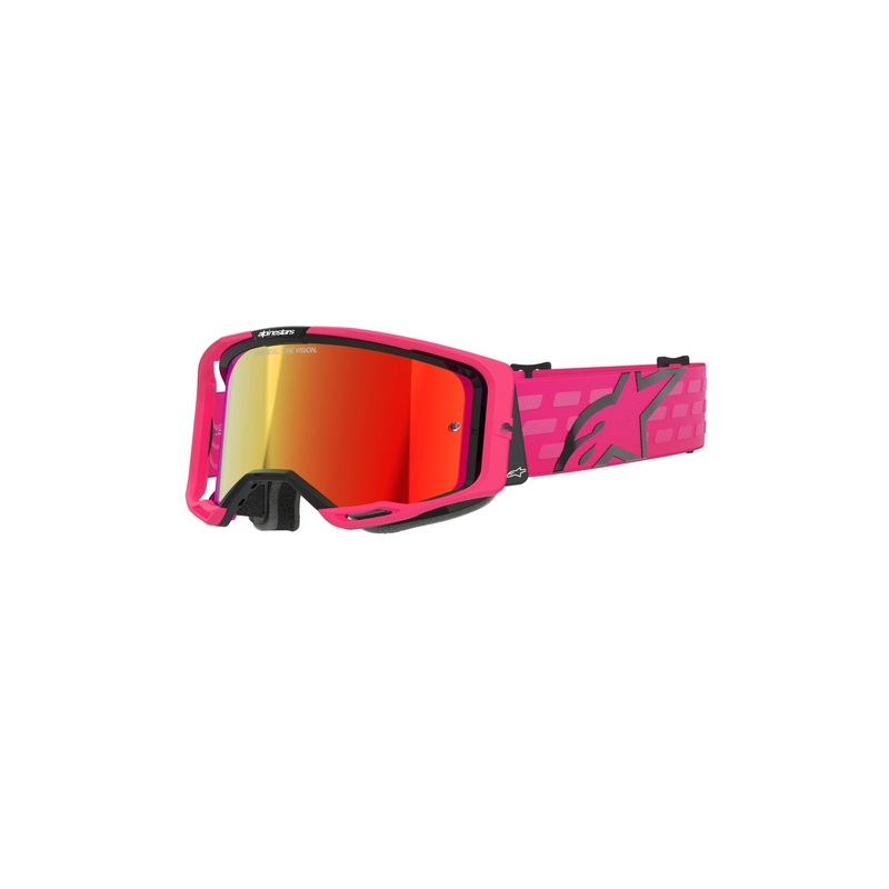 ALPINESTARS VISION 8 CORP GOGGLES – PINK MIRROR RED
