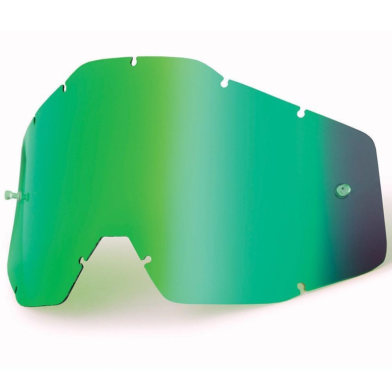 100% ACCURI/RACECRAFT/STRATA REPLACEMENT LENS YOUTH MIRROR – ALL COLOURS