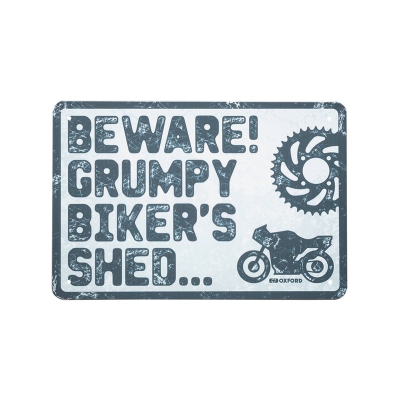 Oxford Garage Metal Sign: Beware