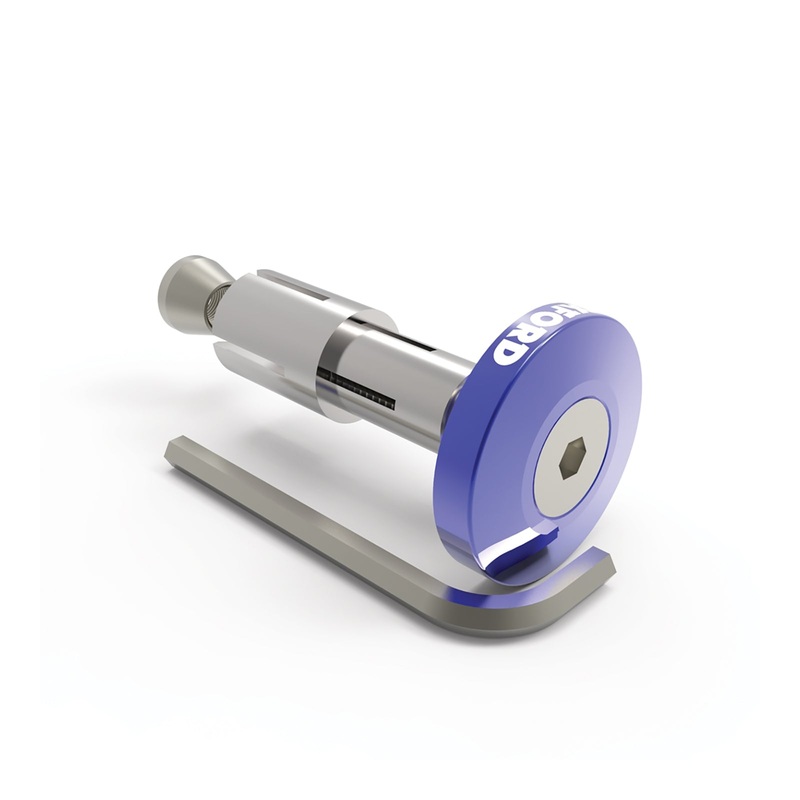 Oxford Handlebar Bar Ends 2 – Blu Anodised