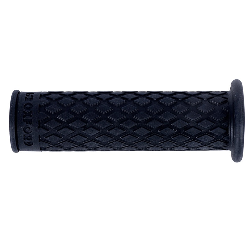 Oxford Retro Hand Grips – Black (For 22mm Bars)