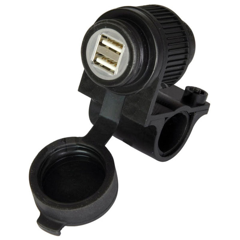 Oxford USB Dual Socket – Handlebar Mount