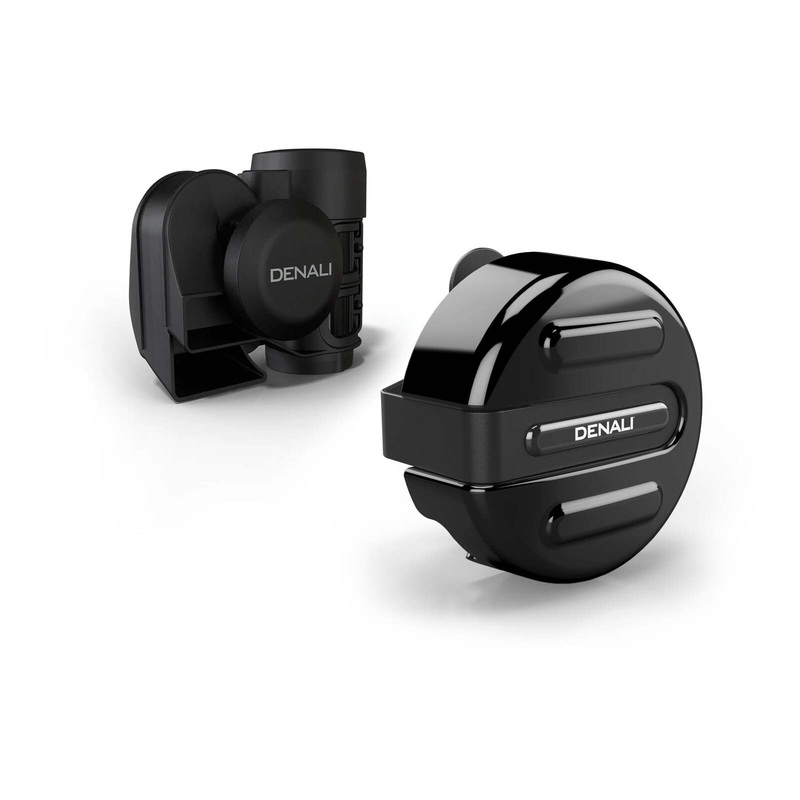 Denali SoundBomb V-Twin Dual-Tone Air Horn with Cover – Black