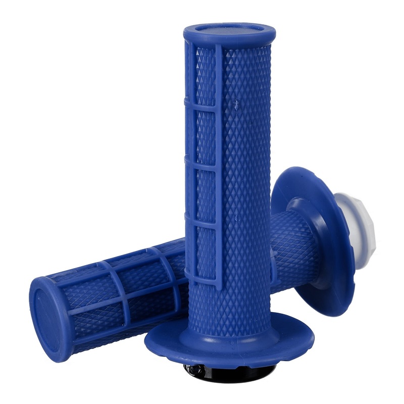 Whites Lock On Grips – Half Waffle – Blue (with 6 Cams)