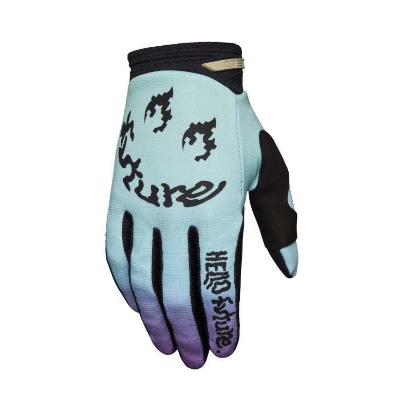 FOX  180 HELLO FUTURE GLOVES – LIGHT BLUE
