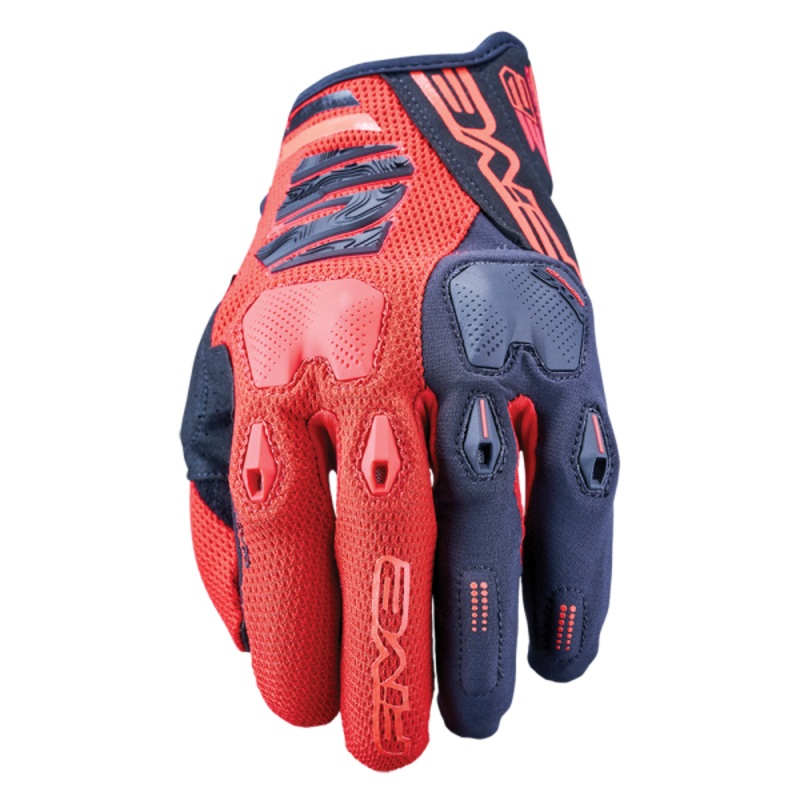 FIVE E2 ENDURO GLOVES – BLACK RED