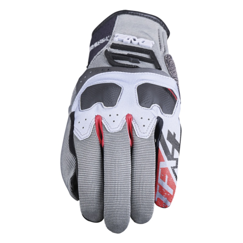 FIVE TFX-4 GLOVES – GREY/RED|S|M|L|XL|2XL|3XL